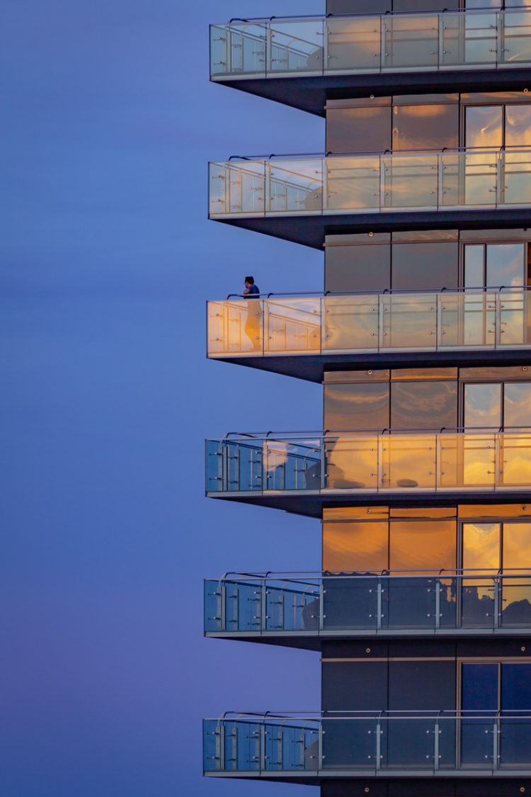 balcony person