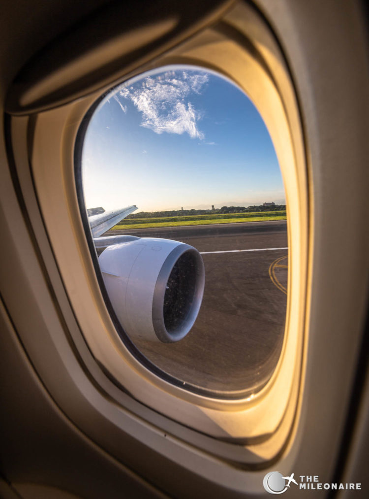 eva air window view