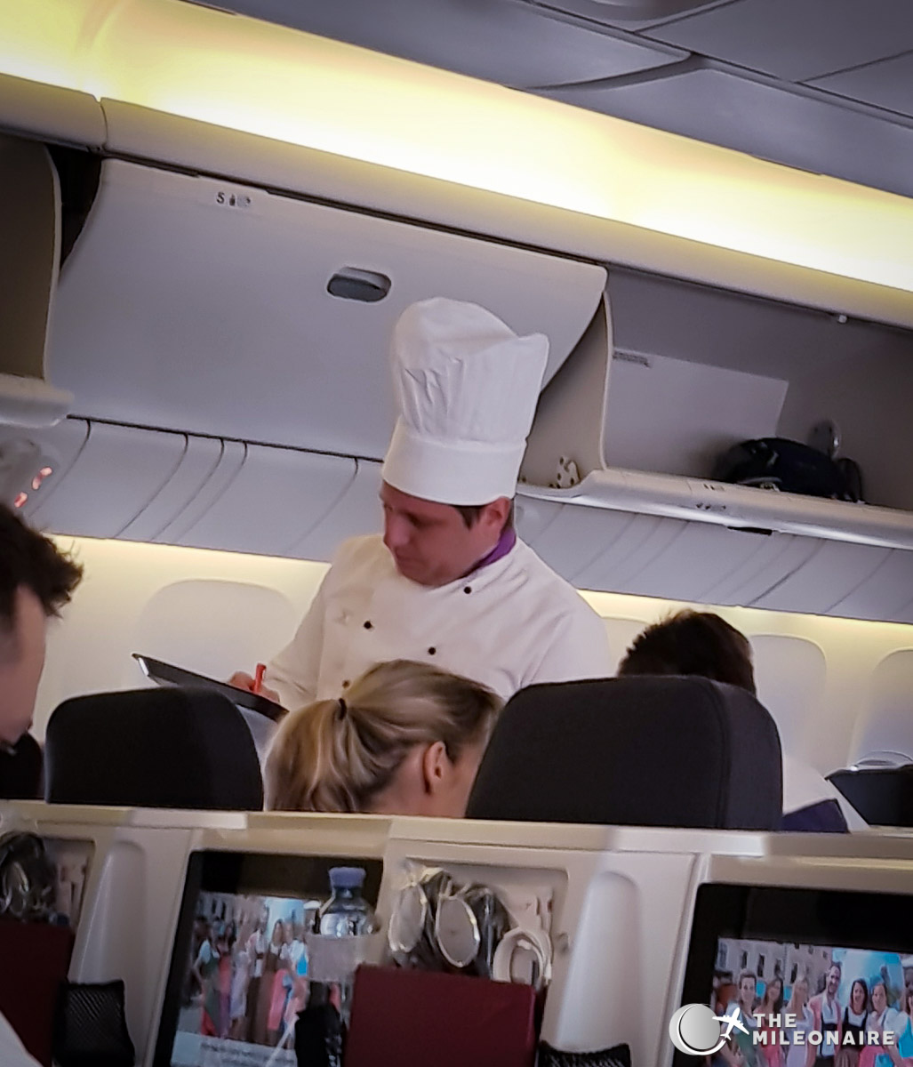 flying cook austrian airlines