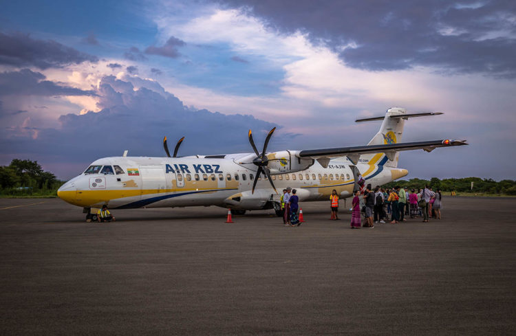 fliegen in myanmar