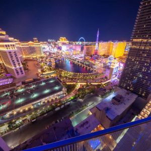 las vegas cosmopolitan at night