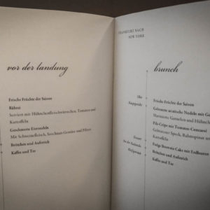 singapore airlines economy menu