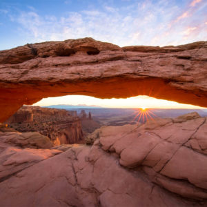 photographing mesa arch