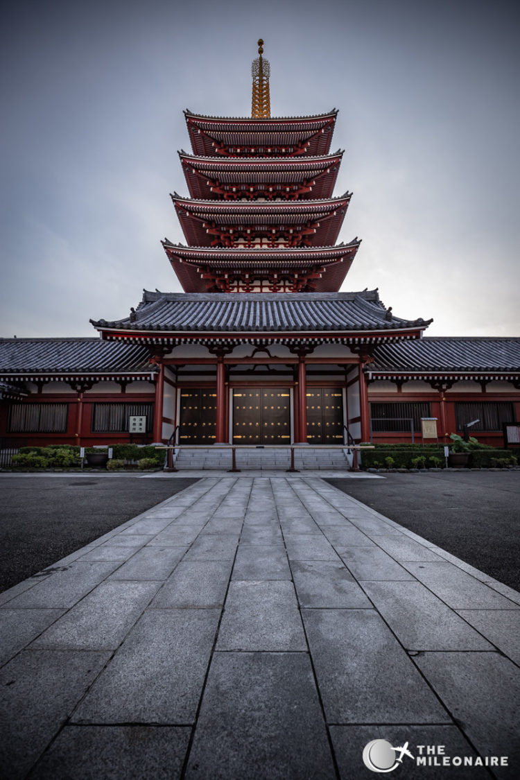 asakusa shrine evening