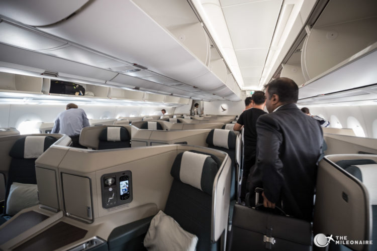 cathay a350 business class