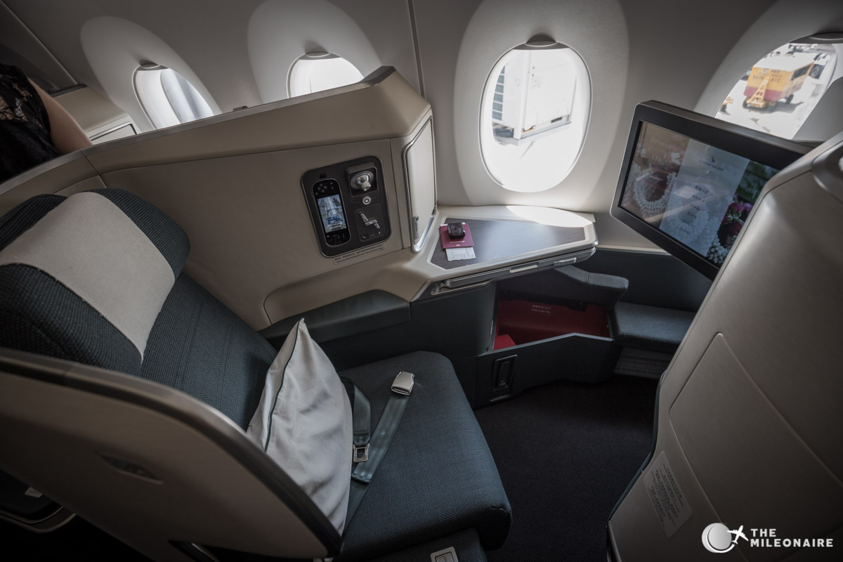 Cathay Pacific A350 Business Class Review The Mileonaire