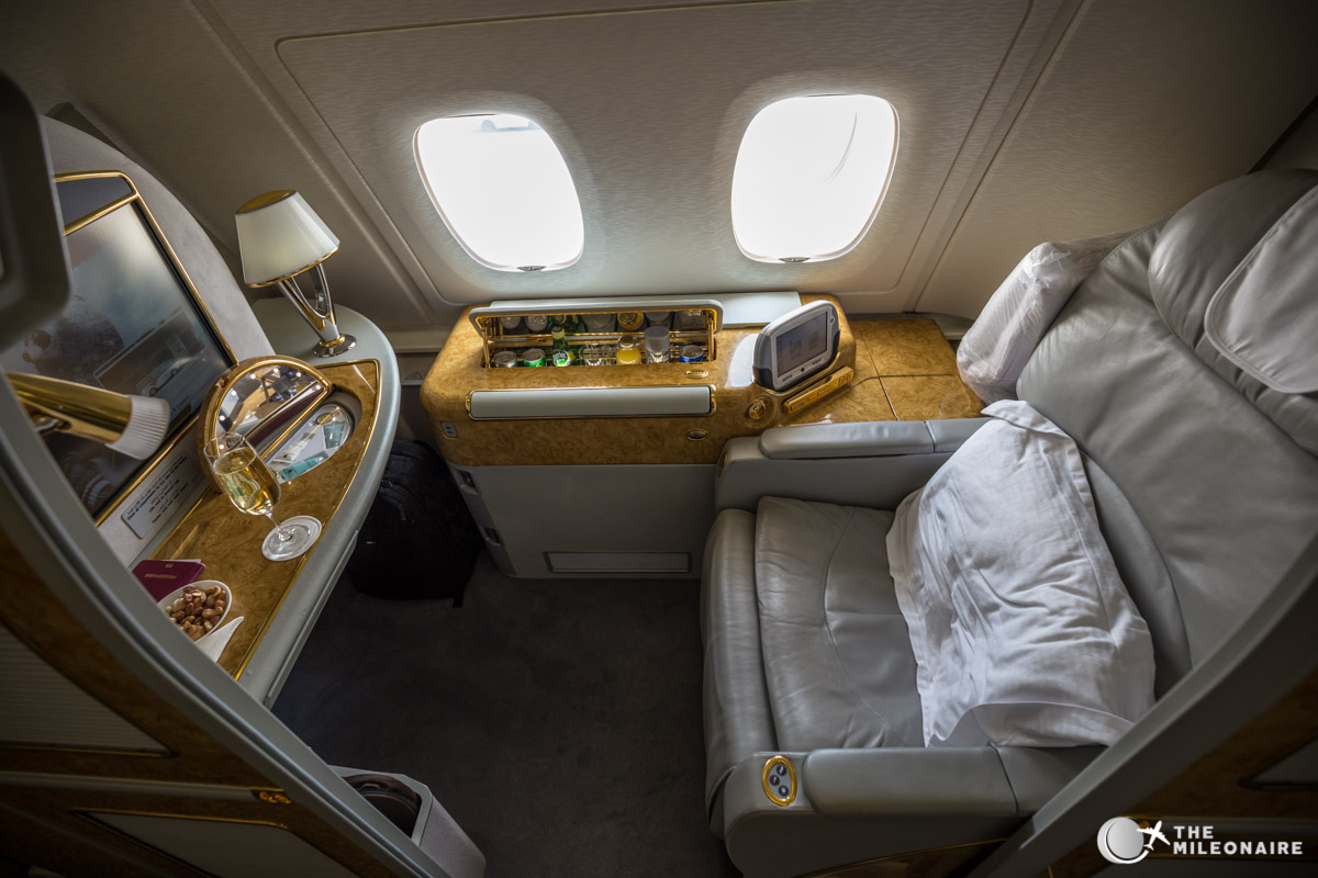 Emirates A380 First Class Suites Trip Report Review The