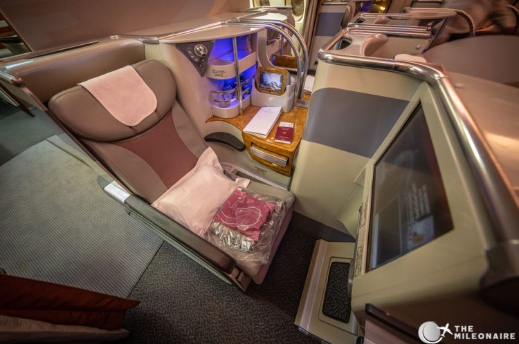 emirates middle seat a380