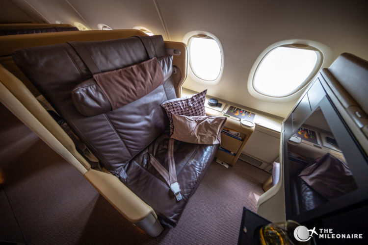 singapore airlines business class seat